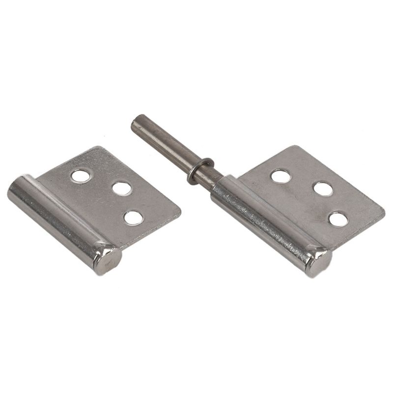 A84X-3 Inch Silver Tone Stainless Steel 360 Degree Rotating Window Door Flag Hinge 10 Pieces