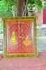 Hand-Painted Jain Jharokha Window: Antique Rajasthani Home Decor