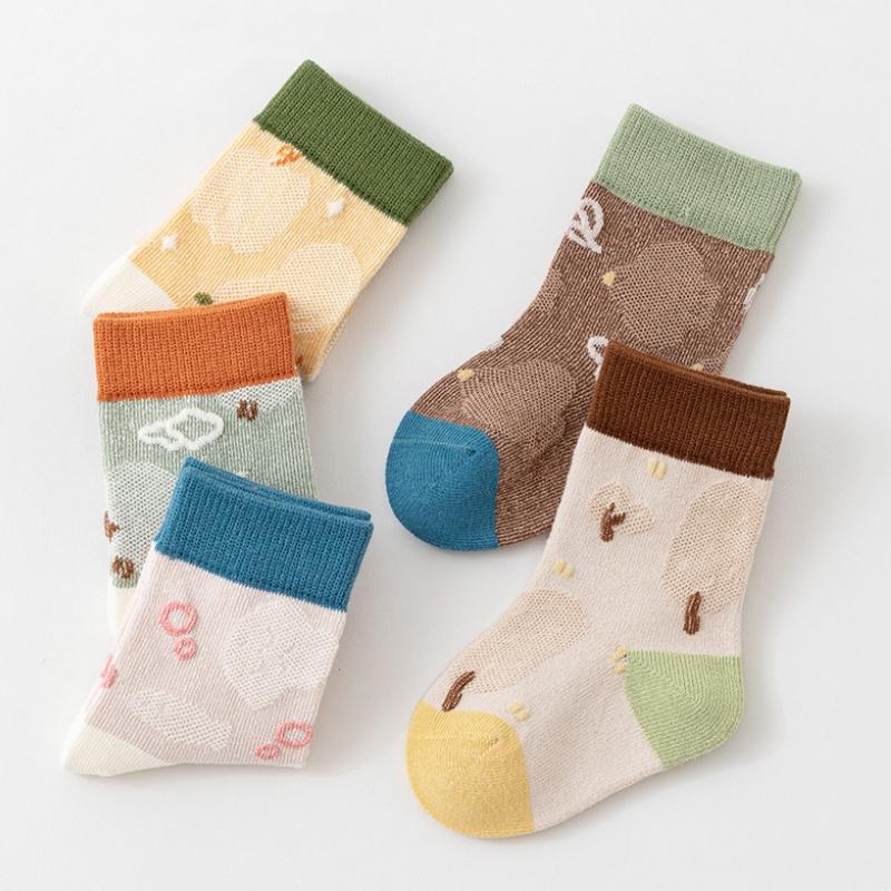 Kids Socks For Girls Boys Autumn Winter Cotton Baby Boy Girl Socks Fashion Cartoon Print Student Sport Children's Sock