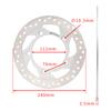 NEW Rear Brake Disc Rotor 240mm For Bajaj Rouser 135 125