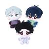 1/5/6Pcs Anime Peripheral Alien Stage Plush Starfish Body Desk Toys Keychain Plush Couple Keyrings Bag Pendants Fans Gift
