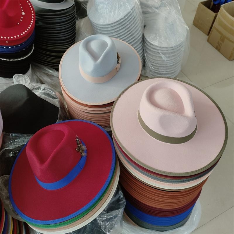 Stylish Wide Border Hat Sun Protecting Fashionable Hat British Styles Hat for Holiday Celebrations