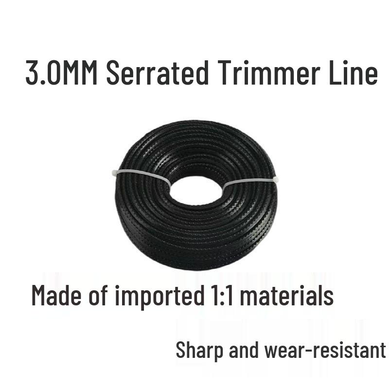 Universal Two-Color Serrated Grass Cutting Line Rope for Lawn Mowers