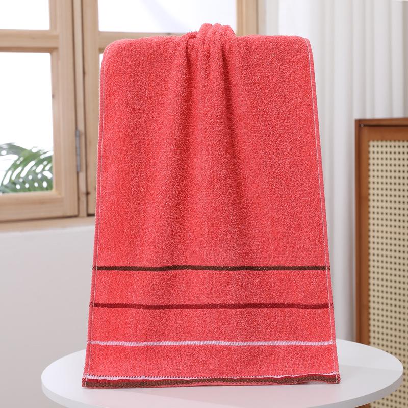100% Cotton Thickened Bath & Face Towel - Soft, Absorbent, Adult Use, Perfect Gift