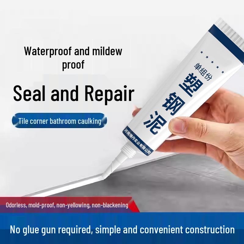 Mildew-Resistant Waterproof Kitchen & Bathroom Gap Filler and Leak Repair Glue