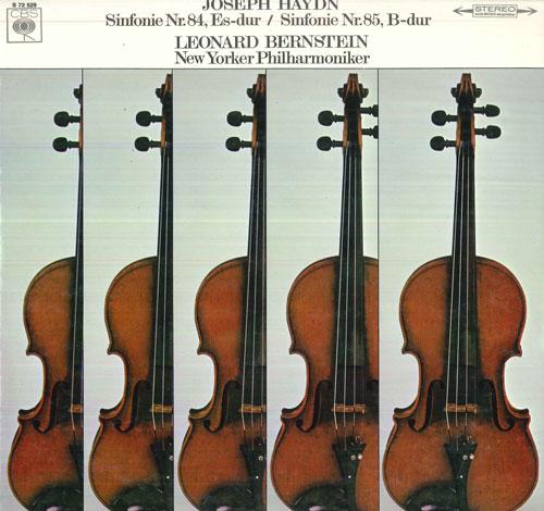 

LP Record LEONARD BERNSTEIN, NEW YORKER PHILH - Haydn Sinfonie Nr84 Es Dur / Sinfon S72529 CBS 1967 Germany Classical Used