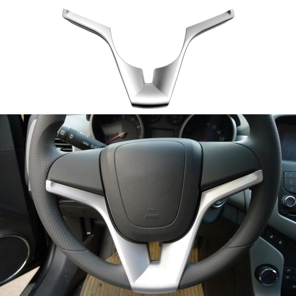 New  ABS Steering Wheel Panel Cover Trim Protector Cover Panel Decoration Auto Accessories For Chevy Chevrolet Cruze