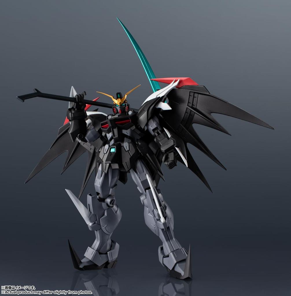 TAMASHII NATIONS GUNDAM UNIVERSE Mobile Suit Gundam W Endless Waltz Gundam Deathcythe Hell GUNDAM DEATHSCYTHE HELL 150mm figurină mobilă pictată