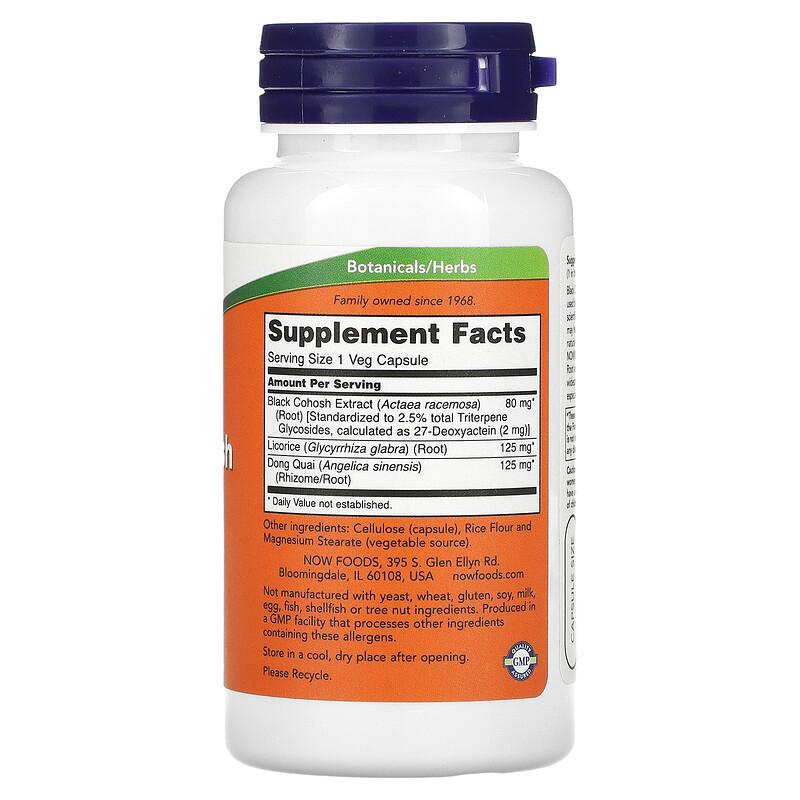 Black Cohosh Root, 80 mg, 90 Veg Capsules