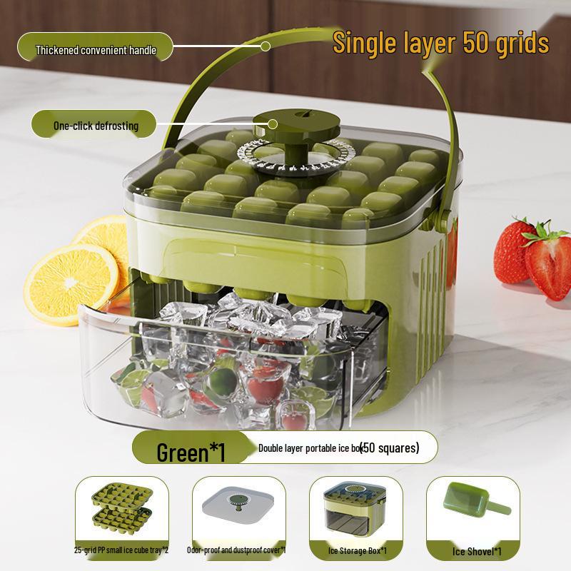 Hand-Cranked Shaved Ice & Smoothie Maker for Home Use