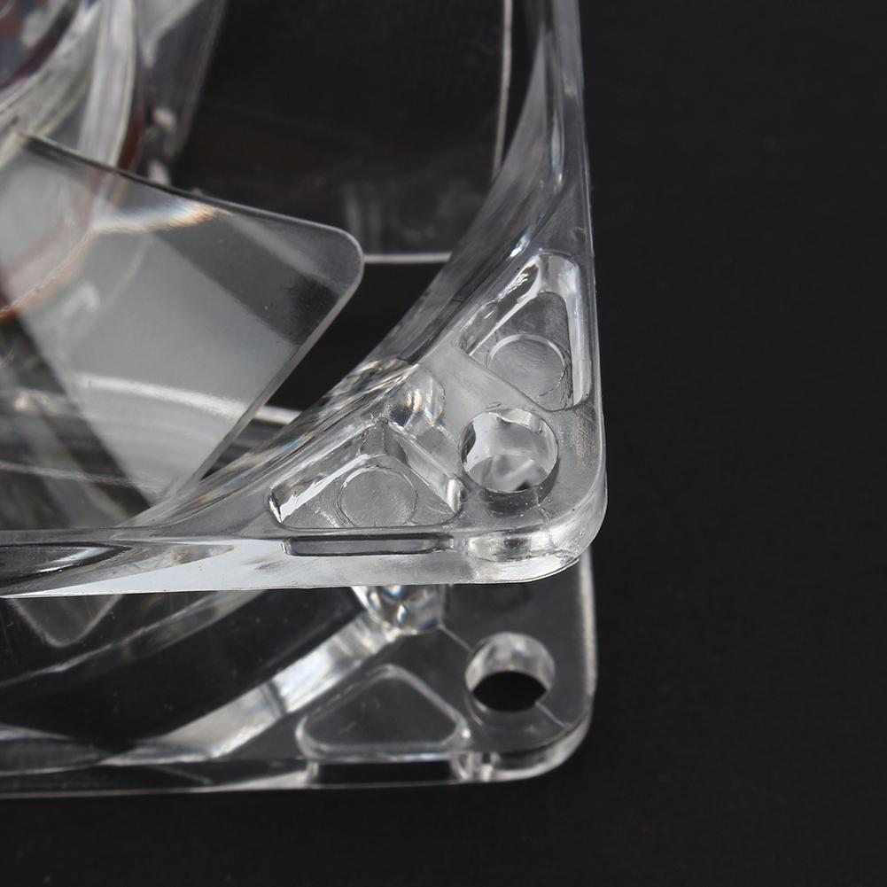 4Pin DC 12V 80mm Blue LED Light CPU PC Computer Cooling Case Fan