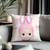 New SSonny Angelable Cushion Cover Antidustmite Pillowcase Invisible Zipper Silky Short Plush Sofa Cushion Cover