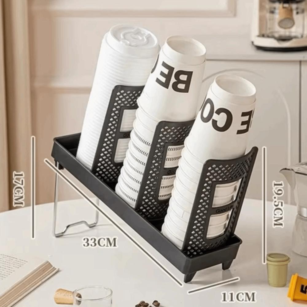 Foldable Cup Holder Bracket Coffee Shop Cup Rack Easy To Pick and Place Cup Storage  Coffee Shop