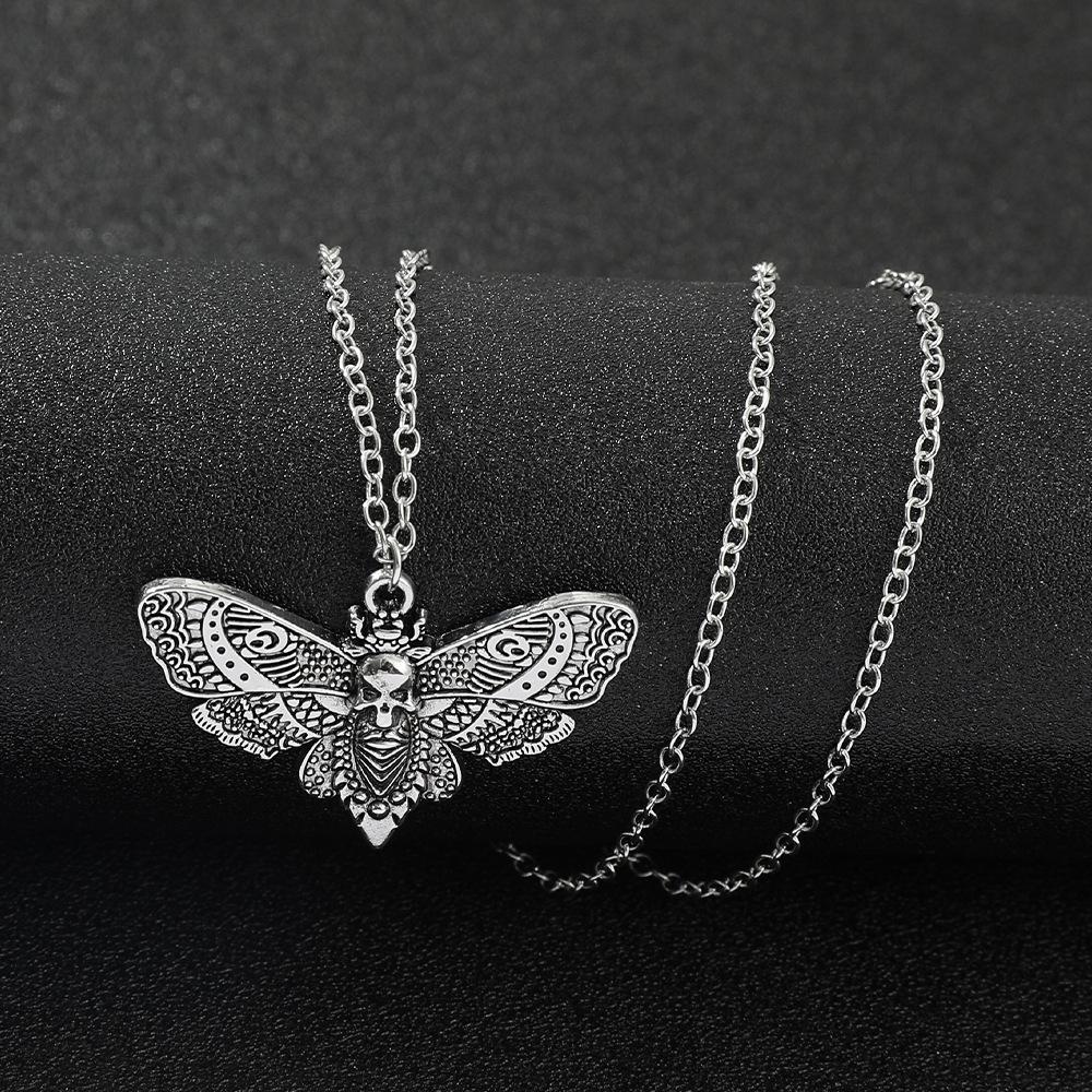 Saturn Wings Heart Devil Owl Pendant Necklace - Unique Retro Jewelry