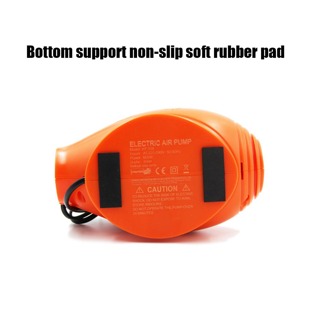 AC Electric Pump for Inflatables Air Mattress Pump Air Bed Pool Toy Raft Boat Quick Electric Air Pump with 4pcs Air