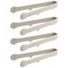 4Pcs/Set Creative Silicone Mini Snack Food Tongs Non-slip Handles BBQ Bread Ice Cube Fruits Clip Kitchen Accessories