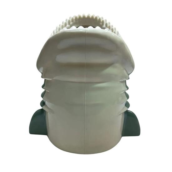 Shark Head Popcorn Bucket Realistic Movie Snack Bowl ABS Plastic Popcorn Serving Bowl Movie-themed Popcorn Bucket