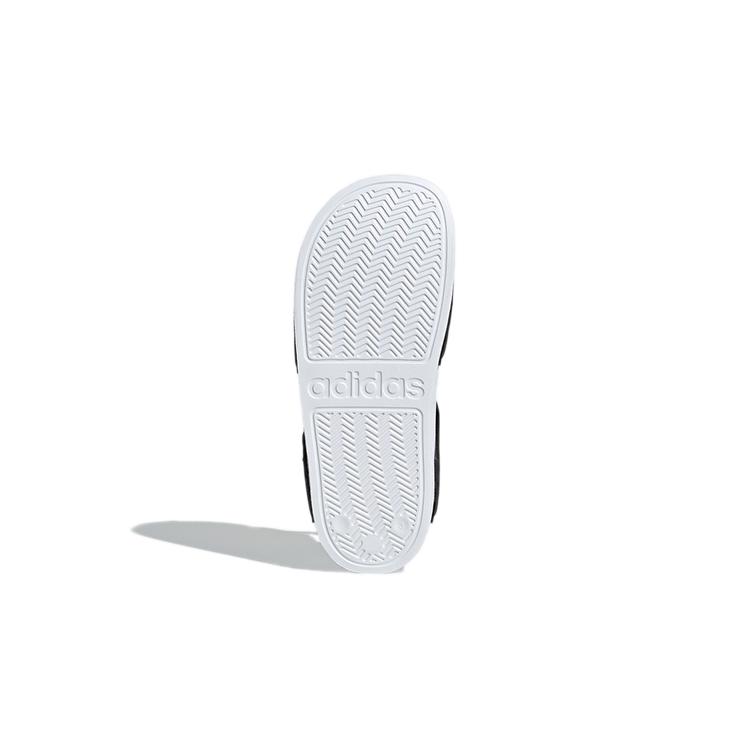 adidas Adilette Sandal K Synthetic Leather Sandal Black White Kids' FV6410