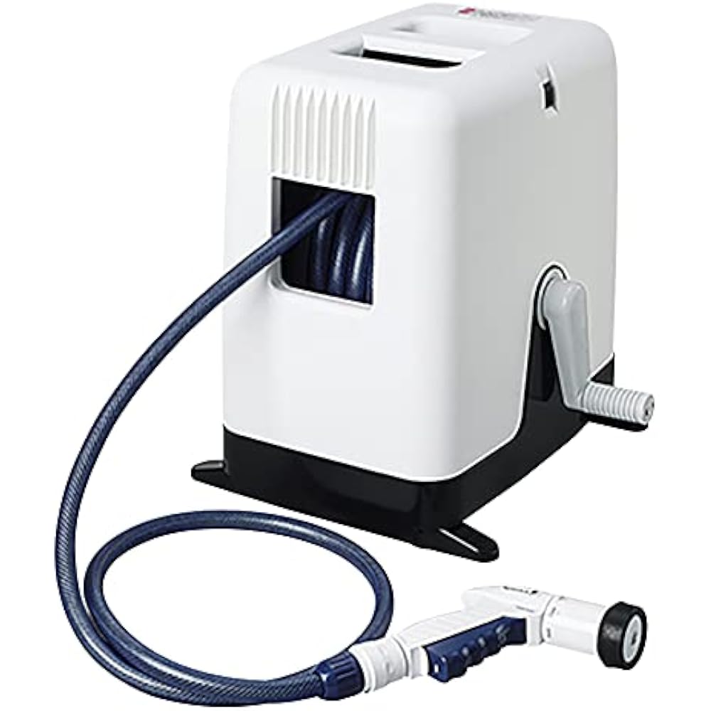 Takagi (Takagi) RC220TNB Horse Hose Reel Aurora BOXY Twister 20m with Torsion-Resistant Cover
