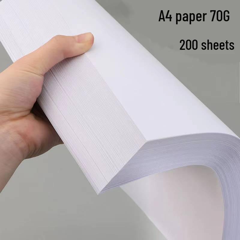 Papier A4 Gładki Biały do Druku i Ksero, 70g/80g do Biura, na Uczelnię, do Rękopisów i Rysowania