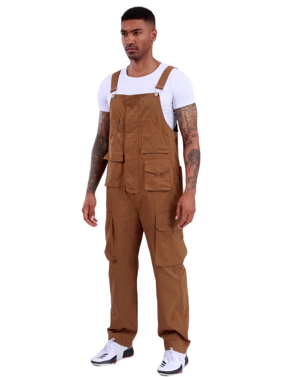 

2025 Nijiang мужской ретро-комбинезон цвета хаки с эффектом потертости US 16/4XL CN темно-коричневого