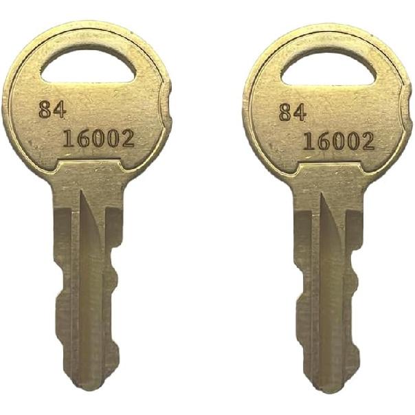 KeyPower (2) 84-16002, 84 16002 Ключи для DKS Doorking 4001-053, 4001-052 Шкаф с замками 10025 90 градусов