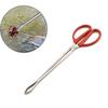 1PC Stainless Steel Seafood Tongs Seafood Fishing Grabbing Food Service Charcoal Tongs Garbage Picking Family Outdoor Tools