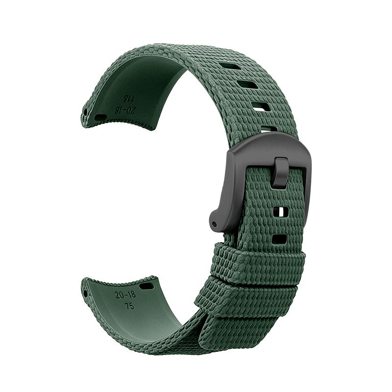 Quick-release elbow with curved fluororubber Watch strap for Tudor White Panda BLACK BAY Chronograph Monster Gold Eye M79360
