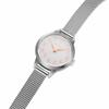 MATOW Ladies Watch Tsuki Seigetsu Clear Moon Round Silver White Mesh MW005007