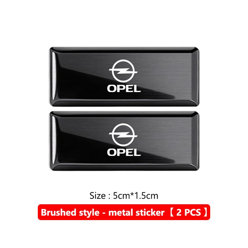Dla logo samochodu Opel Naklejka na karoserię Emblemat ze stopu aluminium Naklejki samochodowe Odznaka Astra G J F K Vectra C H Corsa C B D Omega