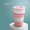 Silicone Folding Travel Cup - Portable, High-Temperature Resistant, Ideal for Mouthwash, Camping, and Outdoor Use