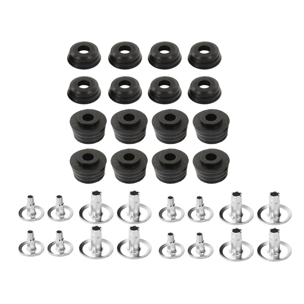 60 Stück Karosserie-Fahrerkabinen-Aufhängungsgummi-Set KF04060BK Ersatz für Ford Super Duty 2WD 4WD 2008‑2016