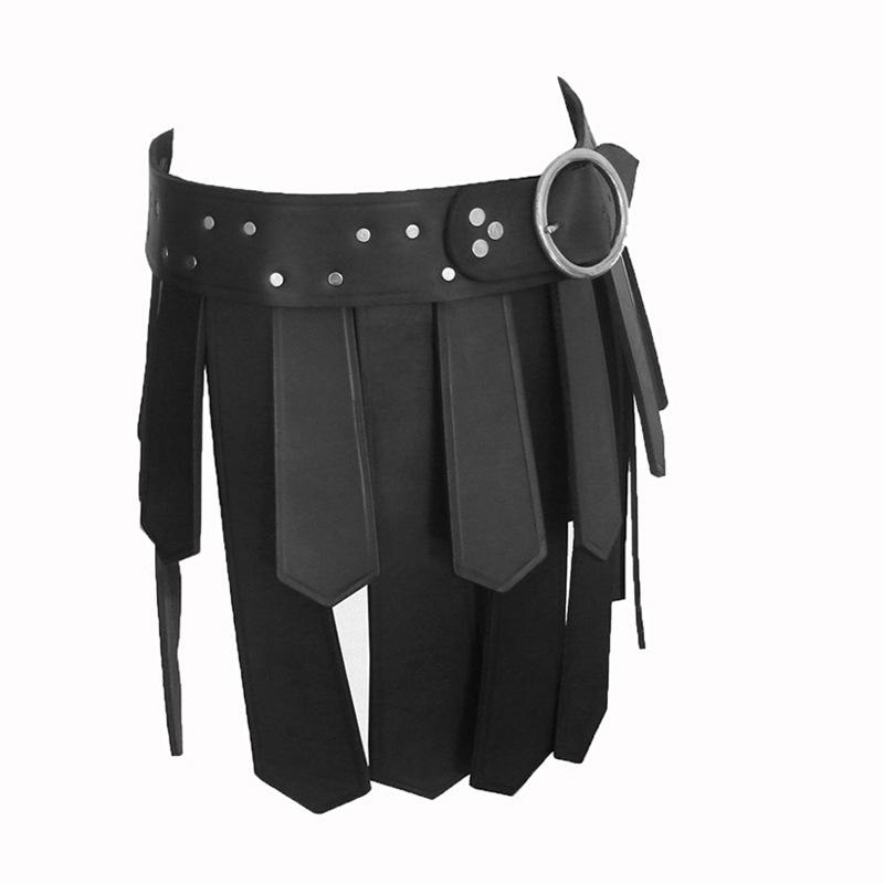 Medieval Roman Gladiator Armor Skirt Costume for Halloween Cosplay