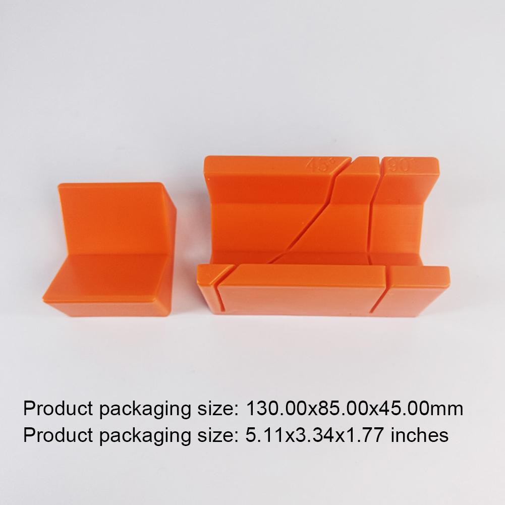 Miter Saw Box Wood Cutting Box Multi-Function 45°/90° Adjustable Miter Box Preset Cutting Box for Woodworking Crafting Carpentry