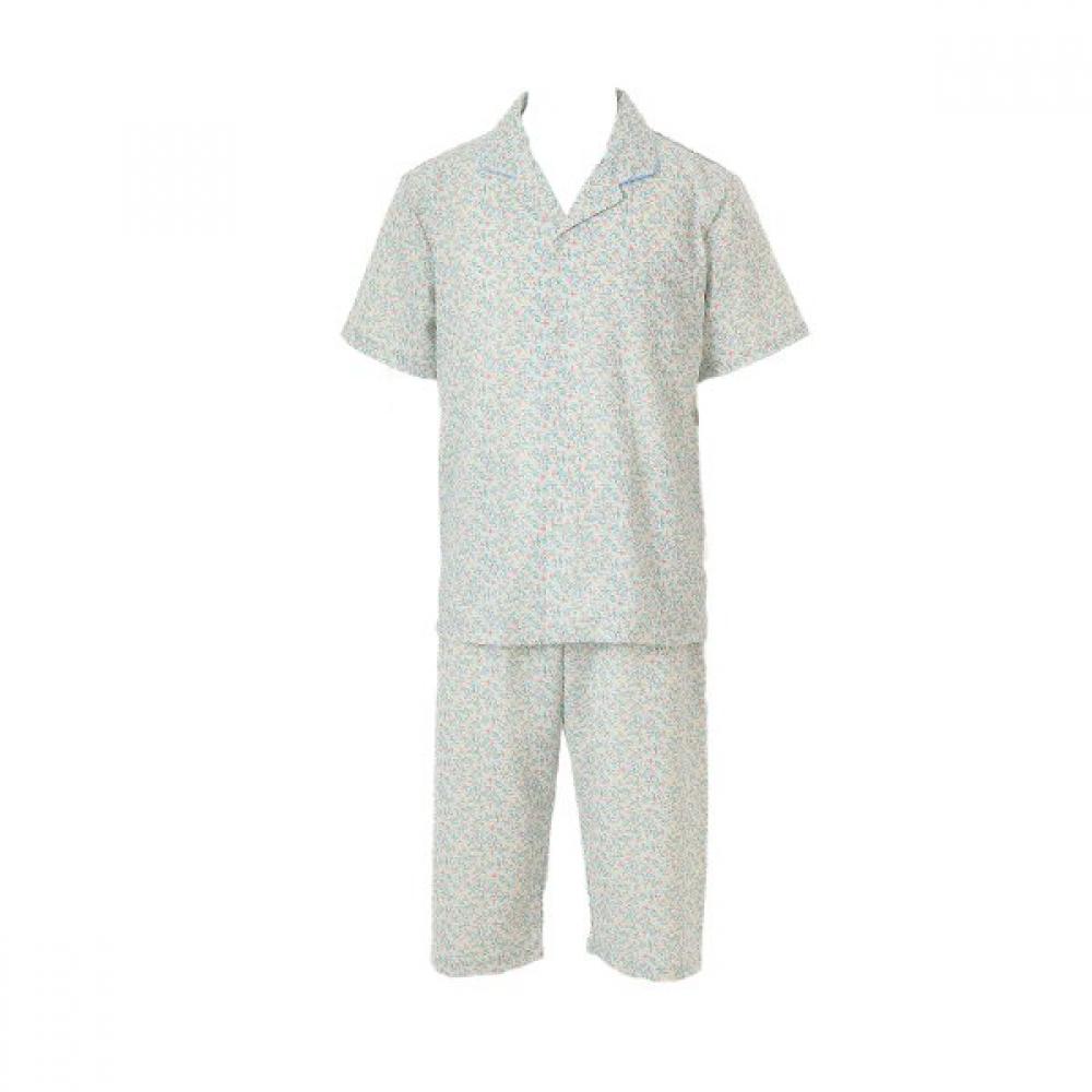 VenuS Cool Jijimi PaStel Leaf Print Men S pajama[vpaS205m] Blue/95