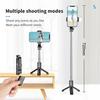 Foldable Mini Tripod Selfie Stick with for Remote Control 770mm Extended Length Portable Design