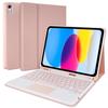 Detachable Stand Folio Keyboard Cover With Pencil Holder For iPad 11 (A16) 2025/iPad 10th Generation 2022 10.9inch Keyboard Case