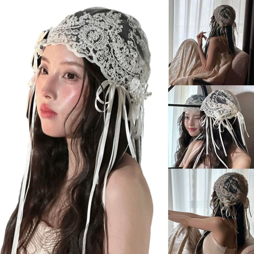 Breathable Embroidered Bride Wedding Headwear Retro Wedding Headband