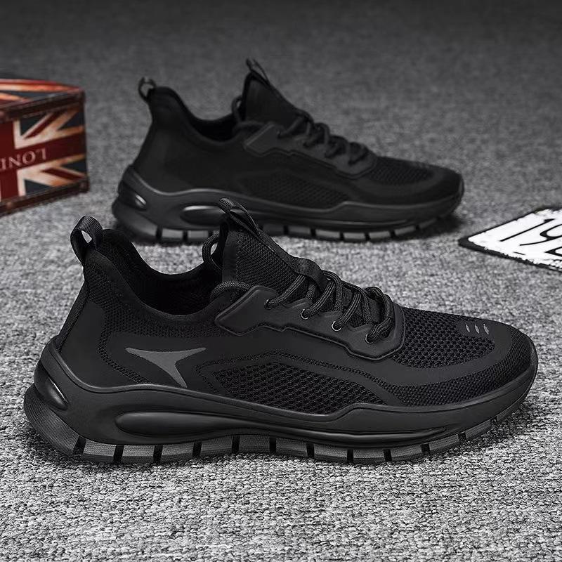 Flying Men's Shoes New Versatile Summer Men's Work Casual Mesh Coconut Shoes Breathable Sports Running Shoes