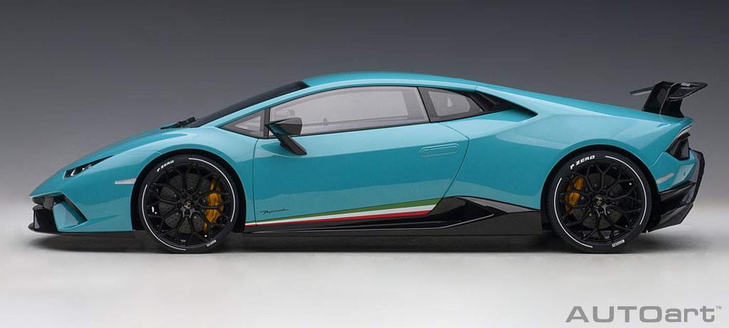 AUTOart Lamborghini Huracan Performante Light Blue Finished Product 12077 1/12