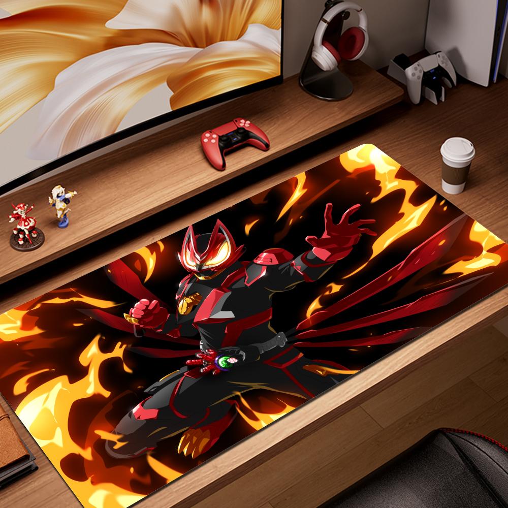 Kamen Rider Mouse Pad Cartoon Lockedge Large Gaming Pad Computer Gamer Keyboard Mouse Mat Desk Mousepad for PC Desk Pad