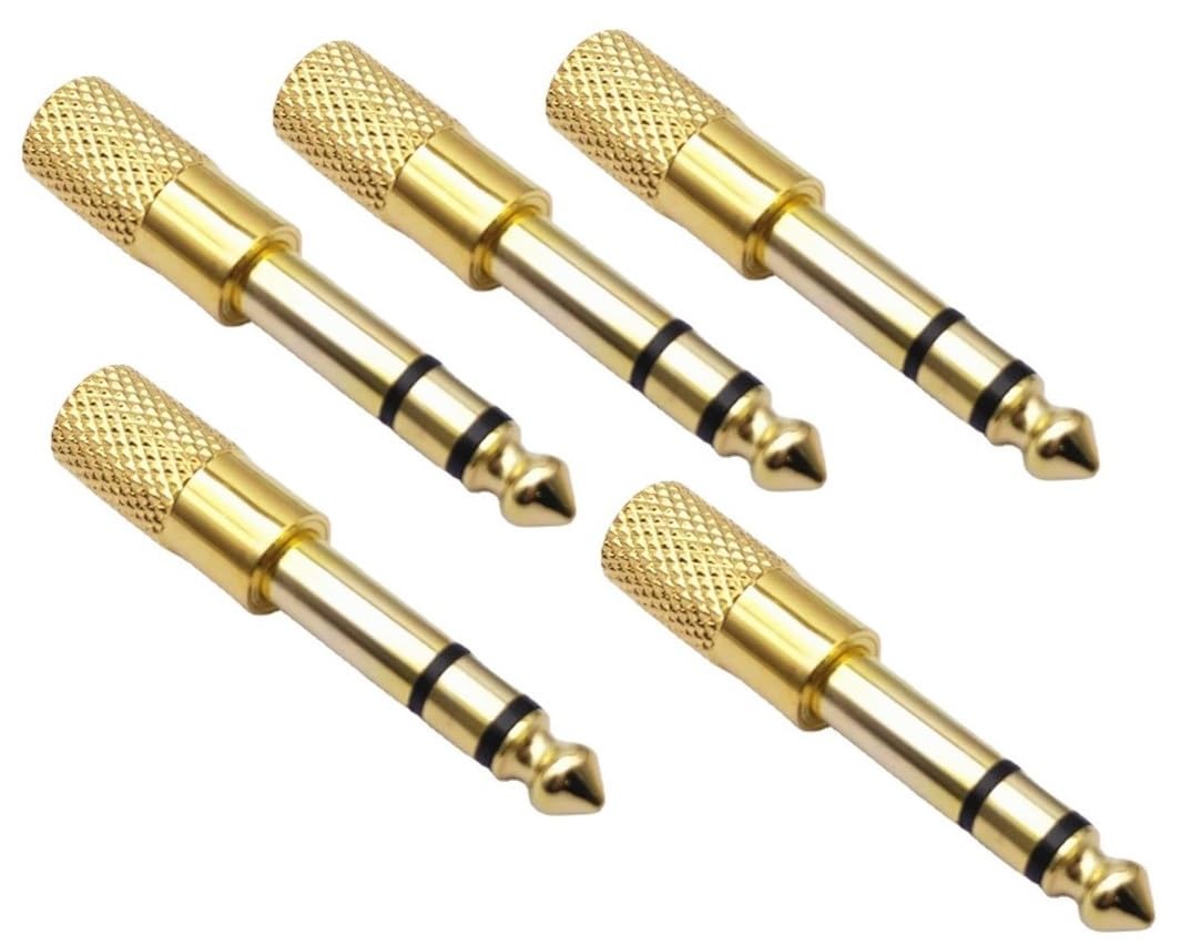 

Адаптеры для преобразования аудио гнездо в (5 3,5 мм 6,3 мм штекер) чёрный