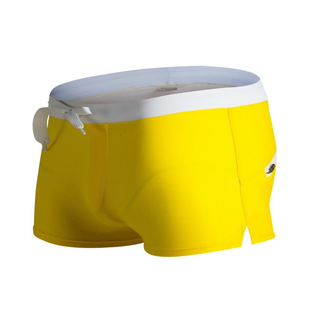 Pánské plavky Pánské plavky Módní plavky Zadní kapsa na zip Design Plážové plavky Boxerky