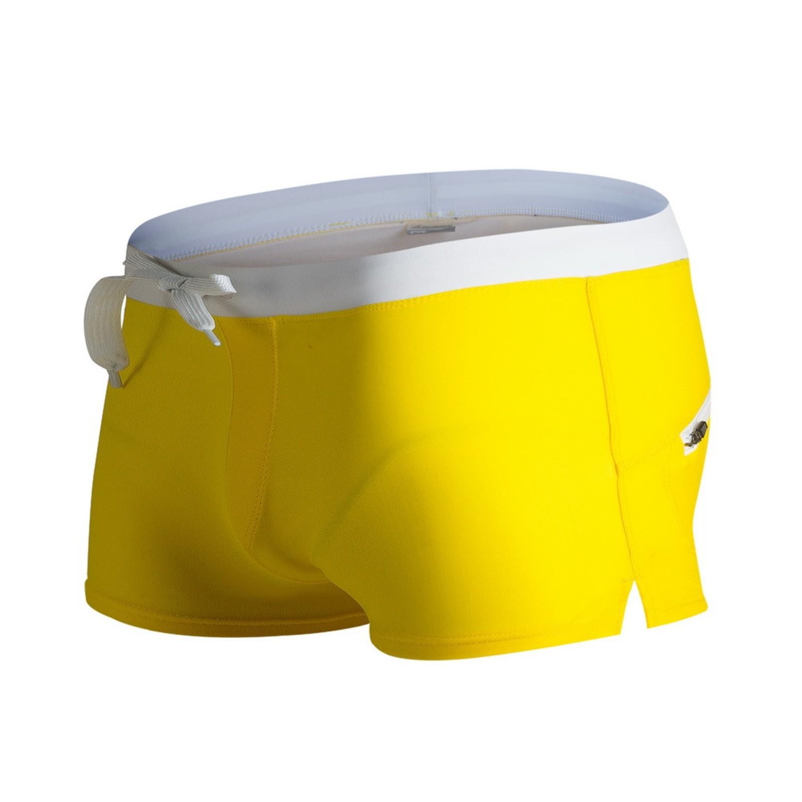 

Men s Quick-Dry Swim Trunks with Drawstring Waist, Comfortable Fit, Stylish Design, Perfect for Beach or Pool XXL жовтий