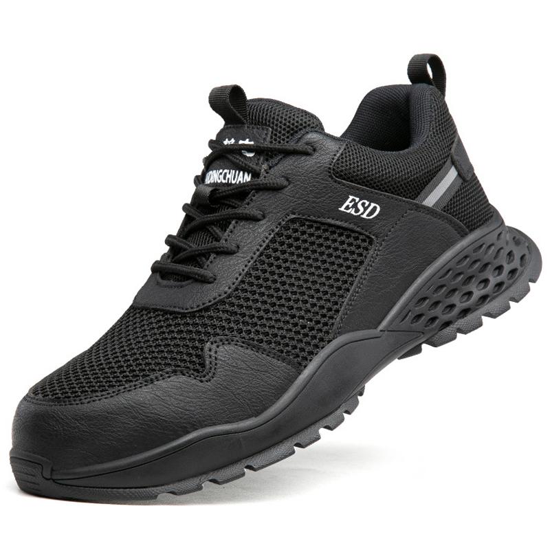 

Anti Static Work Safety Shoes Men Anti-Smash Work Sneakers Anti Puncture Indestructible Shoes Security Protection Boots Men 37