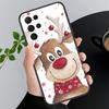 Cute Christmas Deer Phone Case For Samsung Galaxy A35 A55 A54 A15 A25 A05s A05 A22 A24 A52 A33 A34 M34 M14 M54 M23 Shell