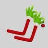 Grinch Apple Christmas Arm Decorations - Cute & Funny Masquerade Props