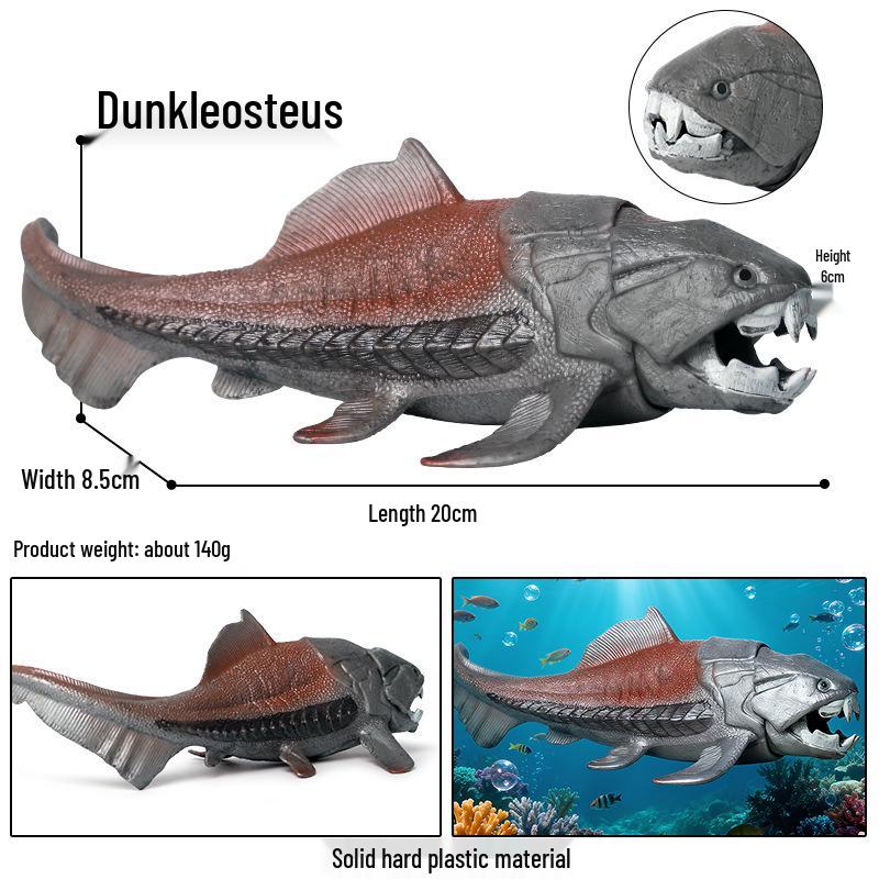 Animal Model Simulation Toy: Woolly Rhinoceros, Dunkleosteus, Deinotherium, Mammoth, Smilodon, Thunder Bird