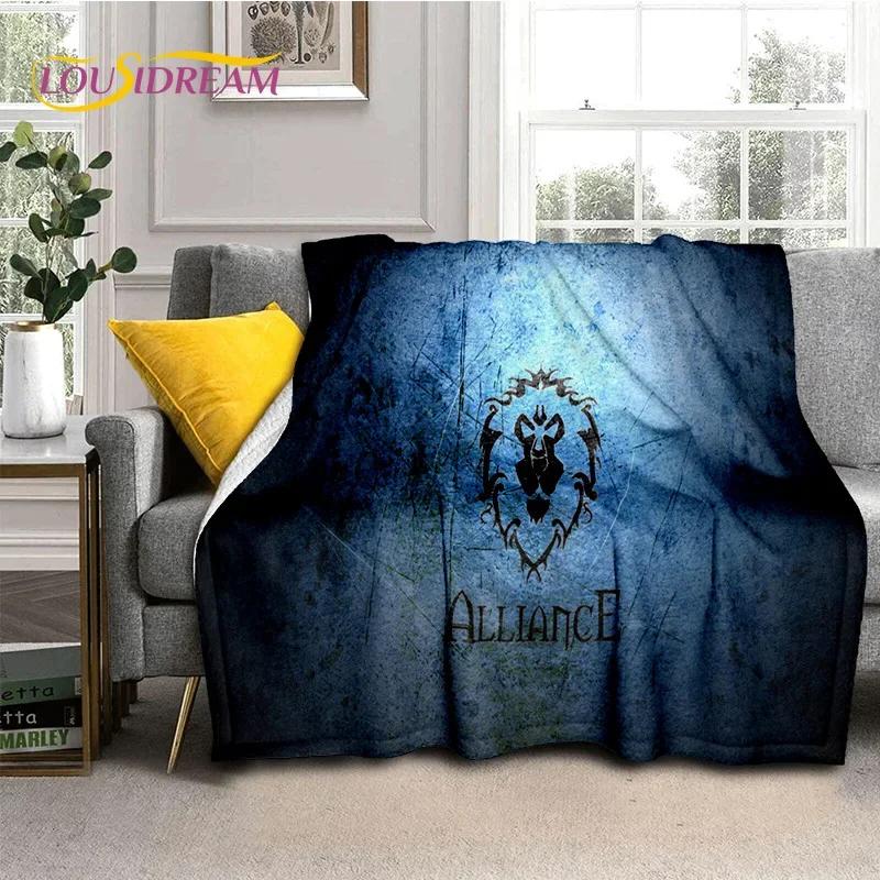 WOW, World of Warcraft Demon Hunter, Lich King Game Flannel Blanket for Beds Bedroom Sofa Picnic,Throw Outdoor Leisure 013