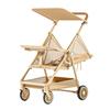 Lightweight & Portable Baby Stroller: Reclining, Four-Wheel for Ages 0-5